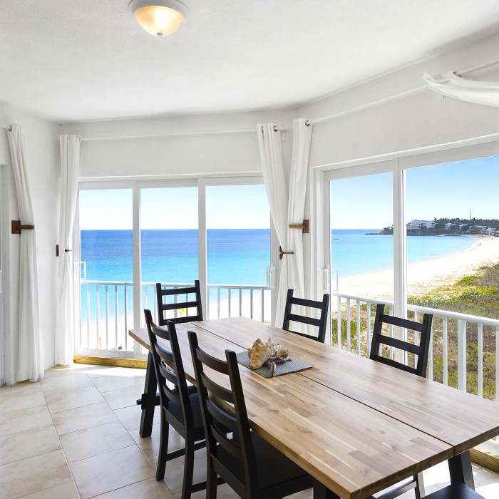 Meads Bay ocean view from Turtles Nest Hotel Anguilla